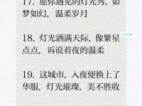 华灯初上是什么意思 这个词语的出处和用法解析