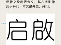 汉字“启”的读音、意思、用法、释义、造句