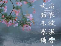 沾衣欲湿杏花雨，吹面不寒杨柳风。