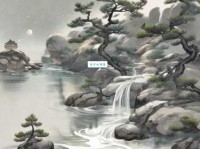 明月松间照，清泉石上流。