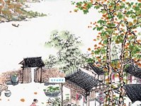 开轩面场圃，把酒话桑麻。