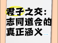 什么是志同道合的意思？通过这几个例子帮你快速掌握。