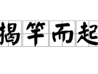 揭竿而起的意思是什么？详细解析与历史背景