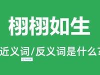 栩栩如生和奄奄一息的区别，反义词深度解析