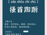 汉字“搔”的读音、意思、用法、释义、造句