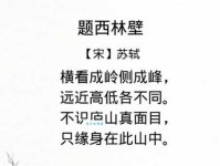 不识庐山真面目，只缘身在此山中。