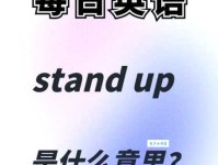 stand up是什么意思？简单易懂的全面解析