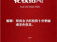 花枝招展的多种近义词及用法详述