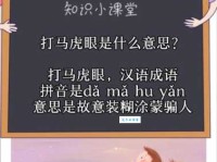 打马虎眼是什么意思