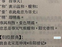 春和景明的意思解释、造句、出处典故、成语接龙