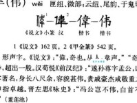 汉字“伟”的读音、意思、用法、释义、造句
