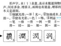 汉字“润”的读音、意思、用法、释义、造句