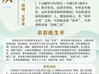 辛弃疾简介及代表作品：品读一代词人的风骨