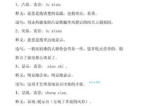显现的意思有哪些 常见用法和例句解析