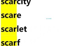 scarf是什么意思_scarf的中文翻译