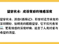 成语望穿秋水是什么意思？典故出处及现代用法详解
