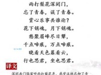 雨打梨花什么意思一句诗道尽春天的哀愁