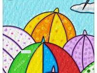 雨伞简笔画彩色怎么画简单又漂亮？生活用品雨伞简笔画图片（附详细步骤、教程）