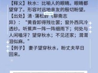 望眼欲穿是什么意思？近义词和例句都在这里