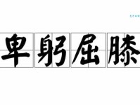 卑躬屈膝的意思