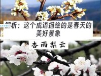 你知道杏雨梨云是什么意思吗？带你了解春天景色