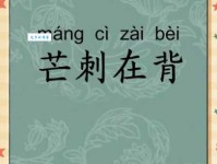 芒刺在背的意思解释、造句、出处典故、成语接龙