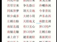 横七竖八VS井然有序：辨析反义词，提升语言表达力