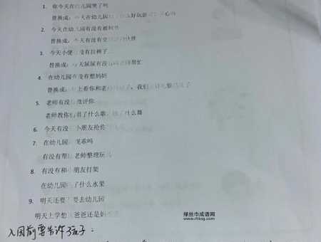 入园第一天的经典语录( 今天过得怎么样)