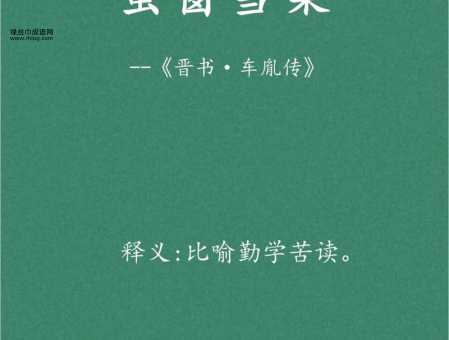 萤窗雪案:勤学苦读的传世典范