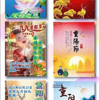 重阳佳节,八字祝福语精选