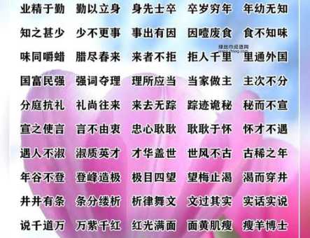 日夜不停!干劲十足的四字成语大集合