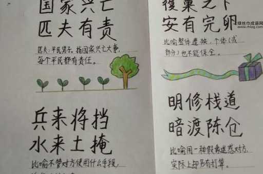 日夜不停!干劲十足的四字成语大集合