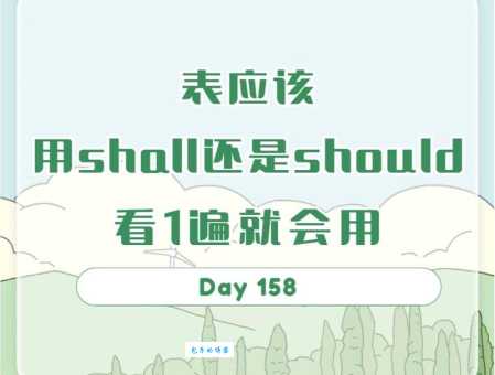 should是什么意思?详解should的用法和例句