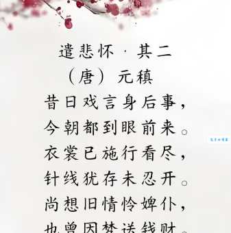 走近唐代诗人元稹：生平、作品及影响大揭秘