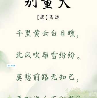 你知道高适是哪个朝代的吗？细读高适的边塞诗作