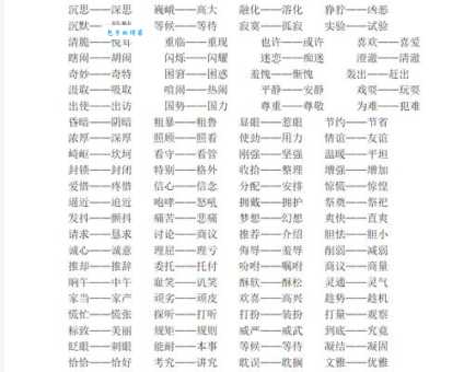 寻找异常的近义词:表达更精准生动