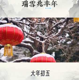 瑞雪兆丰年,下一句有哪些经典说法?