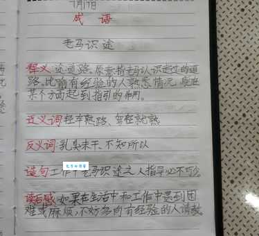 老马识途的造句方法:简单易懂的例句讲解