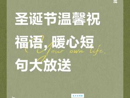 简短走心的圣诞祝福语句:一句问候温暖整个冬天