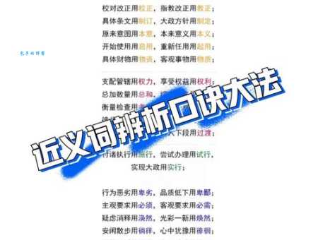 幽默还是奚落?近义词辨析帮你轻松掌握
