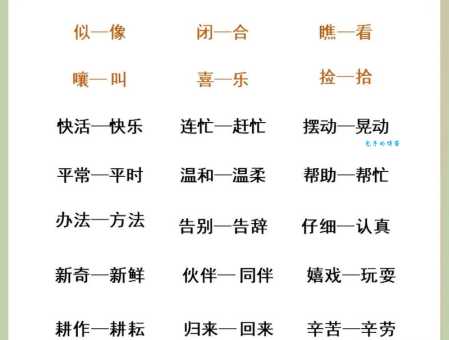 除了名目,还有什么词可以替代?近义词大全