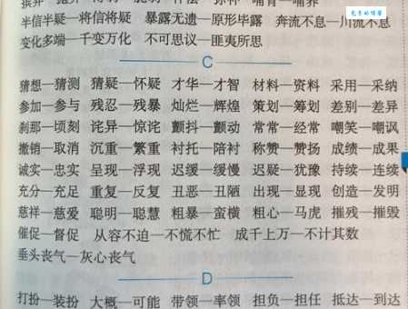 急寻信誓旦旦近义词?这篇教你区分不同词语的细微差别