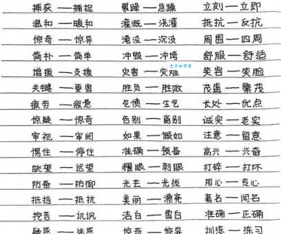 数不胜数的近义词有哪些?超全详解!