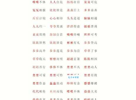 类似蒸蒸日上的词语有哪些?学好用这些近义词