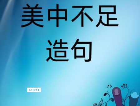 白璧微瑕近义词大盘点,教你精准表达“美中不足”