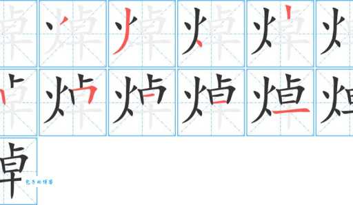 焯字到底怎么读?焯字的拼音是什么?焯字有哪些组词?