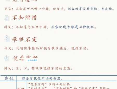别再用错!“无所适从”的真正含义及例句解析