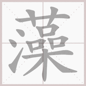 藻组词_藻字组词