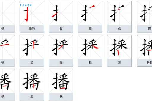 汉字“播”的读音、意思、用法、释义、造句