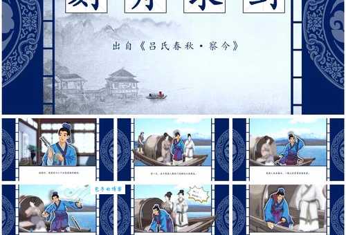 「成语故事」刻舟求剑
